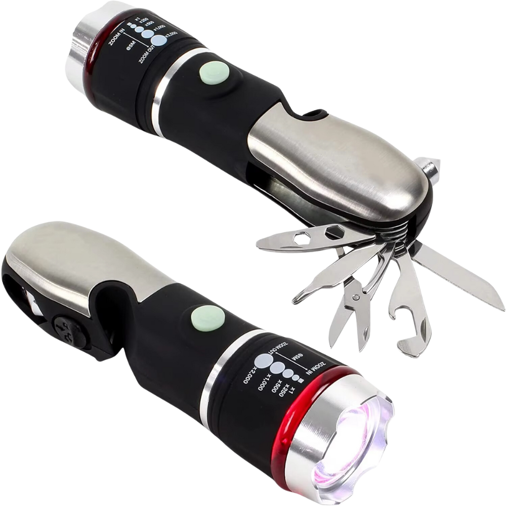 LED Flashlight Multi-Functional Tool